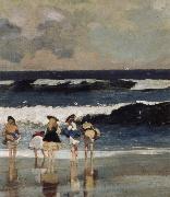 Winslow Homer Detail from on the Beach oil painting picture wholesale